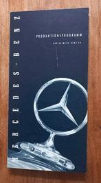 Mercedes-Benz Produktionsprogramm 10/1954., Boeken, Auto's | Folders en Tijdschriften, Gelezen, Daimler Benz, Mercedes, Ophalen of Verzenden