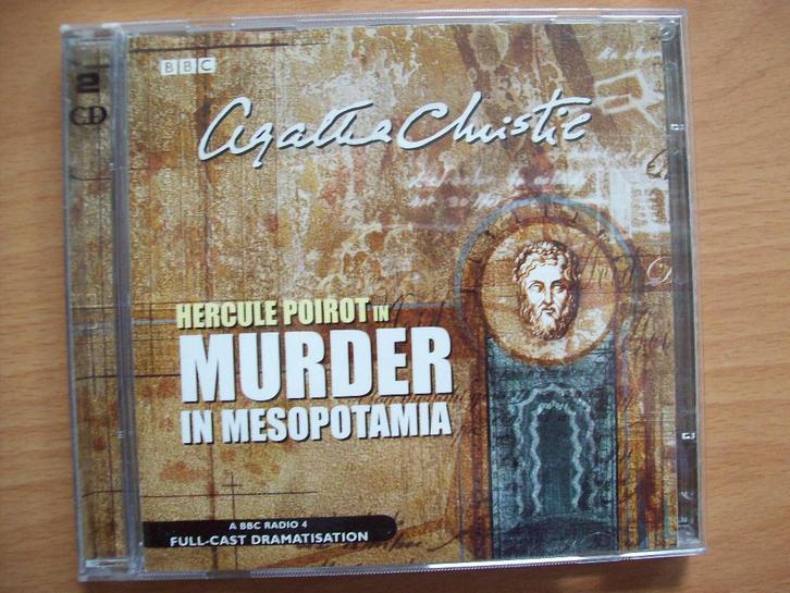 Agatha Christie - Murder In Mesopotamia (Hercule Poirot) 2CD, Boeken, Luisterboeken, Cd, Volwassene, Ophalen of Verzenden