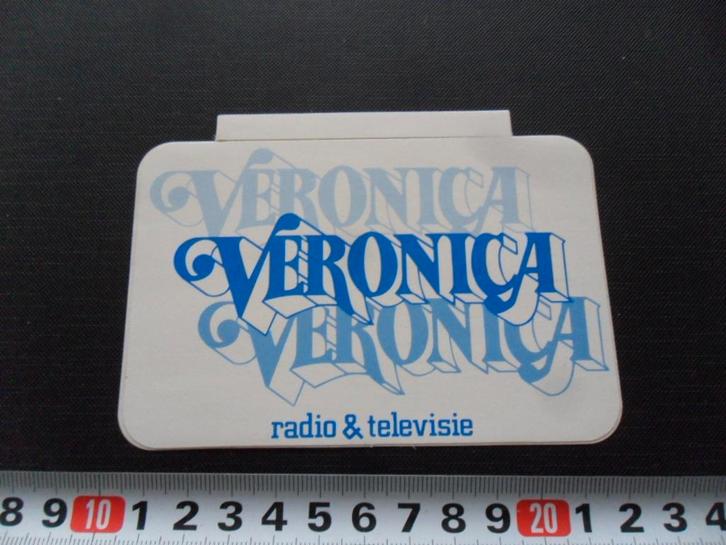 sticker omroep VERONICA radio & televisie, Verzamelen, Stickers, Zo goed als nieuw, Ophalen