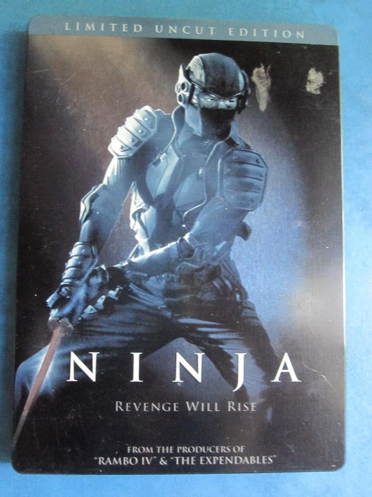Ninja - Revenge Will Rise (2009) steelbook, Cd's en Dvd's, Dvd's | Actie, Zo goed als nieuw, Actie, Boxset, Vanaf 16 jaar, Ophalen of Verzenden