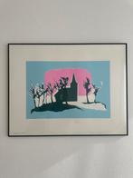 Werkelijk prachtige linodruk !, Antiek en Kunst, Kunst | Litho's en Zeefdrukken, Verzenden