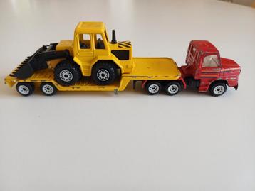 Siku 1/87 scania vrachtwagen dieplader met shovel  beschikbaar voor biedingen