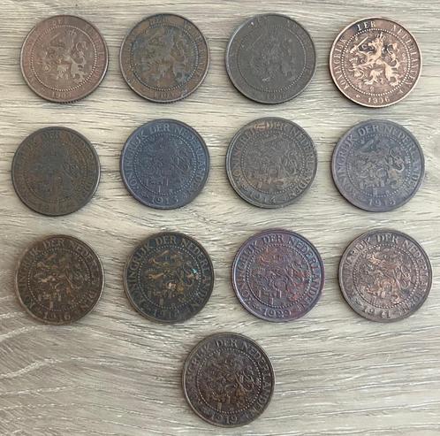 serie 2,5 cent / halve stuiver Wilhelmina, Postzegels en Munten, Munten | Nederland, Setje, Overige waardes, Koningin Wilhelmina