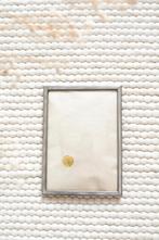 Vintage fotolijst bolglas Jyden - zilver/grijs, Ophalen of Verzenden