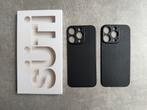 Süti Hoesjes Leather/Silliconen Black iPhone 16 Pro, Ophalen of Verzenden, Zo goed als nieuw