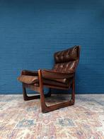 Vintage Fauteuil Deens Design, Huis en Inrichting, Fauteuils, Gebruikt, Hout, 75 tot 100 cm, Ophalen