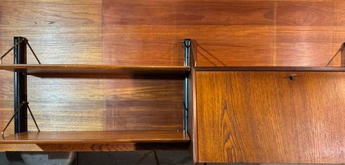 Louis van Teeffelen voor WeBe vintage modulair wandsysteem, Huis en Inrichting, Kasten | Wandmeubels, Gebruikt, Minder dan 150 cm