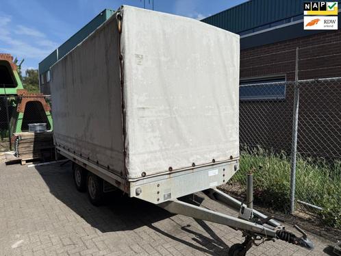 Saris P30 Verzwaarde assen 2700KG 410x190 Dichte zeil aanhan, Auto diversen, Aanhangers en Bagagewagens, Gebruikt