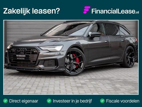 Audi A6 Avant 55 TFSI E Quattro S-Line, Auto's, Audi, Bedrijf, Lease, A6, Hybride Elektrisch/Benzine, Stationwagon, Automaat, Zilver of Grijs