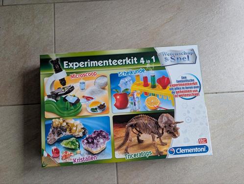 Clementoni Experimenteerkit 4 in 1 - Wetenschap & Spel, Kinderen en Baby's, Speelgoed | Educatief en Creatief, Nieuw, Ontdekken
