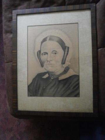 Anna FIKKEN, Portret Tek Vrouw in Klederdracht  beschikbaar voor biedingen