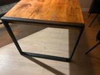 Mangohout eettafel met industriële onderstel, Ophalen, Zo goed als nieuw, Rechthoekig, 150 tot 200 cm