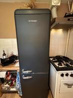 Schneider retro matzwart koelkast met vriesvak, Witgoed en Apparatuur, Koelkasten en IJskasten, Ophalen, 200 liter of meer, 160 cm of meer