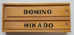 Te Koop: Domino / Mikado spel., Hobby en Vrije tijd, Gezelschapsspellen | Bordspellen, Een of twee spelers, Ophalen of Verzenden