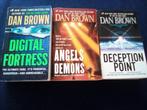 3x Dan Brown - Deception Point,Digital Fortress,Angels en De, Ophalen of Verzenden, Zo goed als nieuw