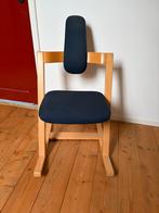 Stokke Varier pendulum, Bureaustoel ergonomisch, Ophalen, Strak, Blauw, Zo goed als nieuw