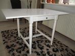 eettafel  in en uitklapbaar, Huis en Inrichting, Tafels | Eettafels, Ophalen, Gebruikt, 100 tot 150 cm, 50 tot 100 cm