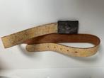 Leren riem met gesp, Overige kleuren, 3 tot 5 cm, Echt leder, 90 tot 100 cm