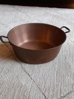 Vintage Koperen Jampan / confiturepan,, Ophalen of Verzenden, Gebruikt, Overige materialen, Koekenpan of Braadpan
