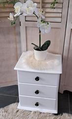 Verrijdbare 3-ladenkast - massief grenen - z.g.a.n., Ophalen, Minder dan 50 cm, 3 of 4 laden, Minder dan 100 cm