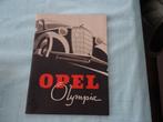 Oude autofolder Opel Olympia vooroorlogs, Ophalen, Zo goed als nieuw, Overige merken
