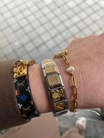 Italiaanse schakelarmbanden & bedels ‘orginele’ 18k goud, Sieraden, Tassen en Uiterlijk, Armbanden, Goud, Ophalen of Verzenden
