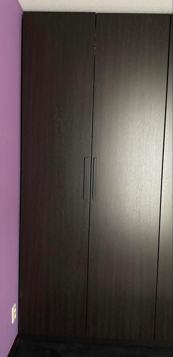 IKEA Pax kledingkast 100x236 zwart/bruin beschikbaar voor biedingen