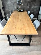 Massief eikenhouten tafel 280x102, Huis en Inrichting, Tafels | Eettafels, Ophalen, 100 tot 150 cm, 200 cm of meer, Zo goed als nieuw