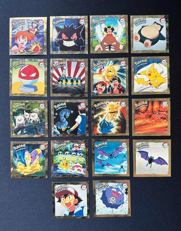 Pokémon Artbox Rare Gold Holo G Sticker Set Compleet [NM] beschikbaar voor biedingen