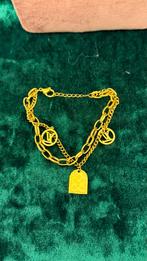 Gouden Armband met Bedels, Ophalen of Verzenden, Zo goed als nieuw, Goud, Met bedels of kralen