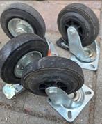 Zak met div zwenk en bok wielen, Ophalen of Verzenden