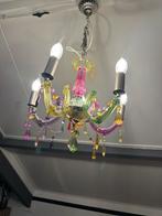 Vrolijk gekleurde kroonluchter, Ophalen of Verzenden, Gebruikt, Kunststof