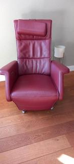 Bordeaux rode relaxstoel. Zeer goede conditie., Huis en Inrichting, Fauteuils, Ophalen of Verzenden, Gebruikt, Leer, 50 tot 75 cm