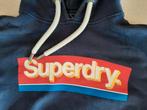 Superdry hoody sweater maat s of m in mooie staat, Gedragen, Blauw, Maat 48/50 (M), Ophalen of Verzenden