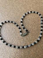 Vintage antieke kristallen ketting collier oud strass slotje, Sieraden, Tassen en Uiterlijk, Antieke sieraden, Ophalen of Verzenden