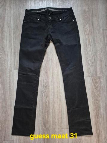 Guess jeans maat 31 Zwart beschikbaar voor biedingen