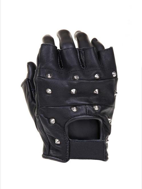 Mofjes met nagel, vinger lose handschoenen, leer, biker,man, Kleding | Heren, Mutsen, Sjaals en Handschoenen, Nieuw, Handschoenen