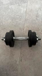 Adjustable Dumbbell – Cast Iron Plates – Spin Lock, Sport en Fitness, Ophalen, Zo goed als nieuw, Dumbbell