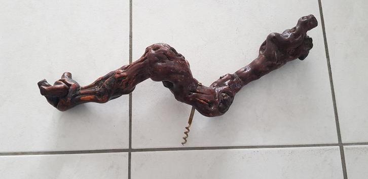 Kurkentrekker wijnrankhout 54 cm, Verzamelen, Wijnen, Zo goed als nieuw, Overige typen, Ophalen of Verzenden