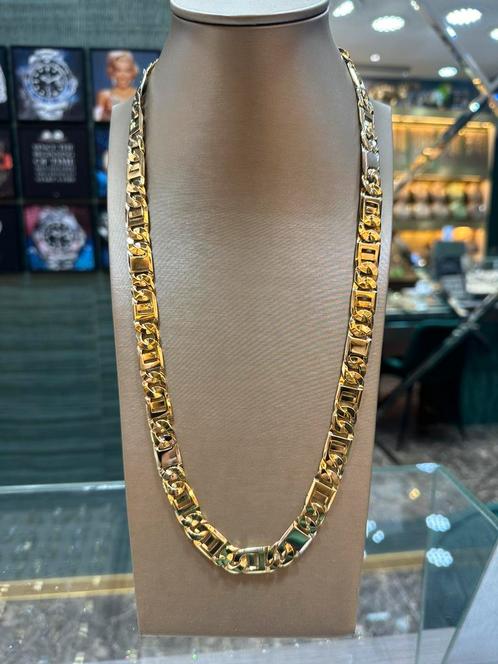 18KT Goud - 207.4 Gr - ROLEX - Ketting, Sieraden, Tassen en Uiterlijk, Kettingen, Nieuw, Goud, Goud, Ophalen