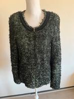 Maison Scotch donkergroen fleece vest gevoerd maat 38, Maat 38/40 (M), Zo goed als nieuw, Groen, Maison Scotch