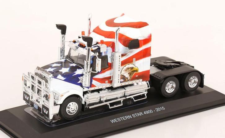 Atlas 1:43 Western Star 4900 Truck *American Eagle* 2015, Hobby en Vrije tijd, Modelauto's | 1:43, Nieuw, Bus of Vrachtwagen, Overige merken