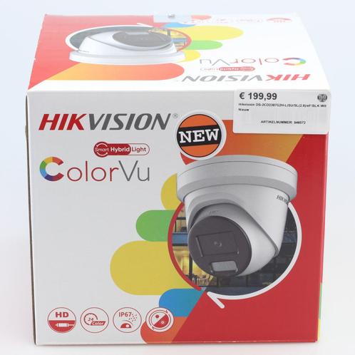Hikvision DS-2CD2387G2H-LISU/SL(2.8)/eF/BLK Wit Nieuw Seal G, Audio, Tv en Foto, Videocamera's Digitaal, Nieuw