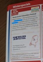 Nederlands IJsbeelden Festival kortingsbon, Tickets en Kaartjes, Drie personen of meer, Kortingsbon, Overige typen