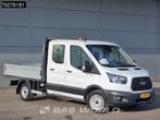 Ford Transit 105pk Open Laadbak Dubbel Cabine Euro6 Trekhaak, Stof, Euro 6, 4 cilinders, 7 stoelen