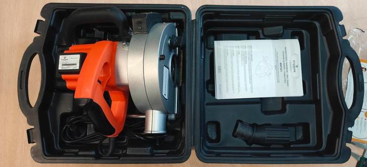 Muurfrees / Slijpmachine (2 schijven) voor sleuven in muren, Doe-het-zelf en Verbouw, Gereedschap | Slijpmachines, Zo goed als nieuw