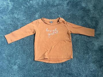 Bruin shirtje maat 62 beschikbaar voor biedingen