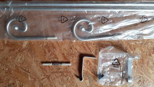 zilverkleurig ophangsysteem voor gordijn(en), Huis en Inrichting, Stoffering | Gordijnen en Lamellen, Nieuw, 100 tot 150 cm, Ophalen