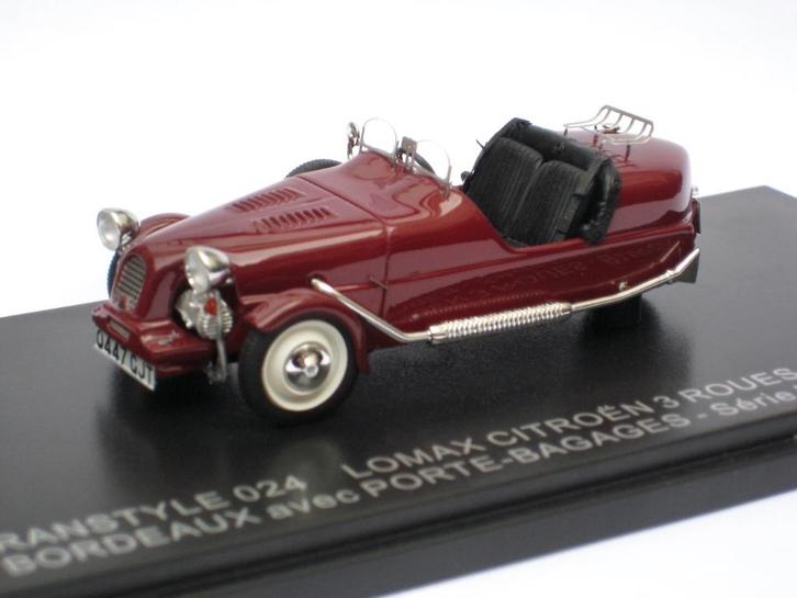 Citroen 2CV Lomax 223 rood met bagagerek Franstyle 1:43, Hobby en Vrije tijd, Modelauto's | 1:43, Nieuw, Auto, Overige merken