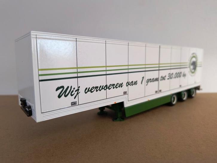 Wsi Patrick Van Den Hoeven oplegger, Hobby en Vrije tijd, Modelauto's | 1:50, Zo goed als nieuw, Bus of Vrachtwagen, Wsi, Ophalen of Verzenden